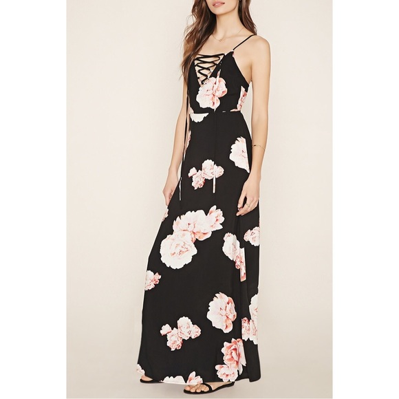 Forever 21 Dresses & Skirts - Forever 21 Contemporary Line Floral Maxi Dress